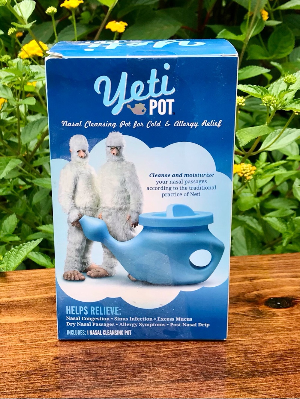NEW Sealed Yeti Pot Nasal Passage Clean Relief From Allergies Cold Stuffy Nose